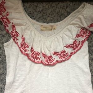 Moulinette soeurs by Anthropologie S embroidered